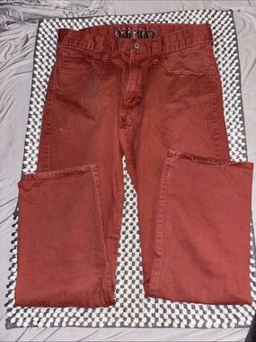 Old Navy brick colored Straight-Leg Jeans
size 30X30